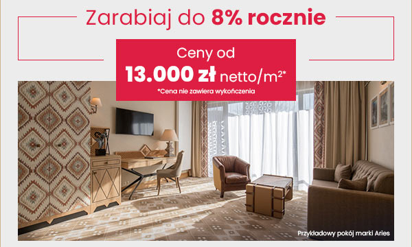 Aries Residence Krynica-Zdrój - Zainwestuj i wypoczywaj w Krynicy Zdrój - Zarabiaj do 8% rocznie - Cena od 13 000 zł netto za mkw - Wkrótce zakończenie budowy - Sprawdź