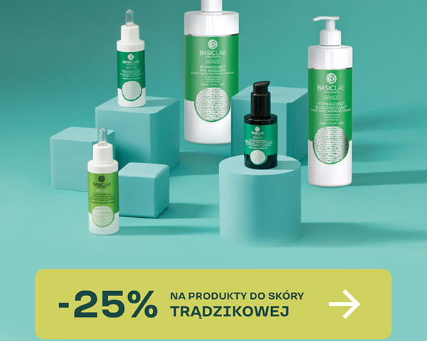 -25% na prodiukty do skóry trądzikowej