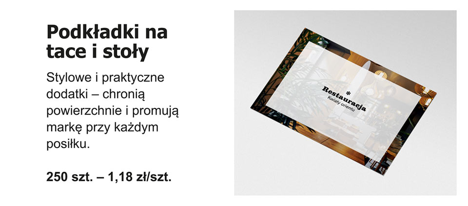 Chroma - Podkładki na tace i stoły