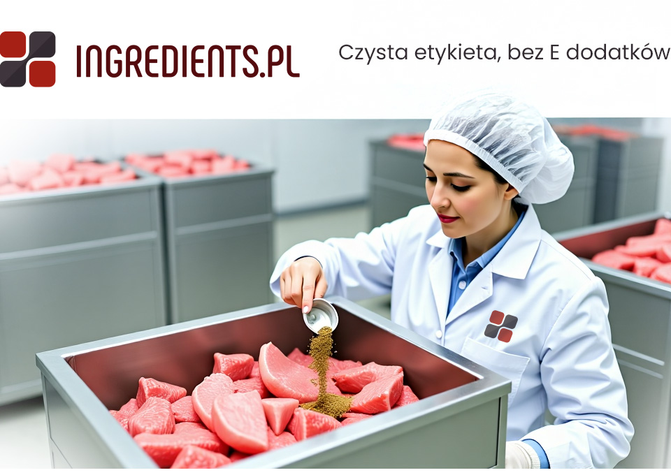 ingredients.pl - Czysta etykieta, bez E dodatków - Poznaj nowy standard przypraw i dodatków funkcjionalnych dla zakładów mięsnych - Poznaj naszą ofertę
