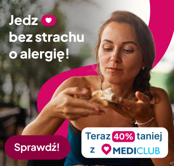 Medistore - Jedz bez strachu o alergię! Teraz 40% taniej z MediClub - Sprawdź