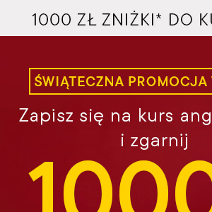 tutlo - Świąteczna promocja na angielski w Tutlo - 1000 zł zniżki na kurs! Sprawdź szczegóły