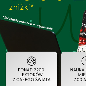 tutlo - Świąteczna oferta na angielski - Zapisz się na kurs angielskiego i zgarnij aż 1000 zł zniżki - Sprawdź szczegóły