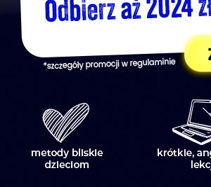 Tutlo Kids - Kurs angielskiego dla dzieci w promocji na Yellow Friday! Odbierz aż 2024 zł zniżki do kursu - Sprawdź szczegóły - Zapisz Dziecko