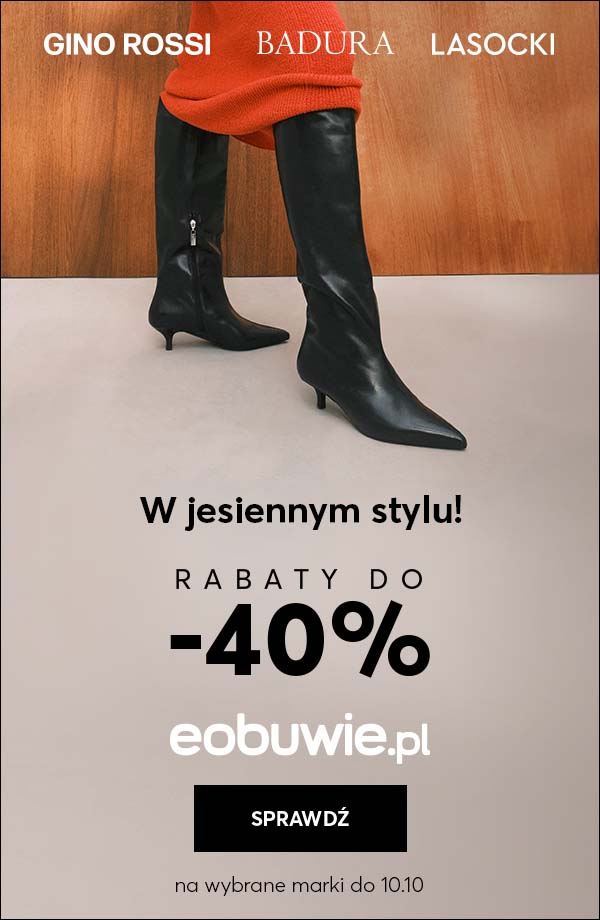 Rabaty nawet do -40% na jesienne kolekcje. Dziś ostatnia szansa - sprawdź!