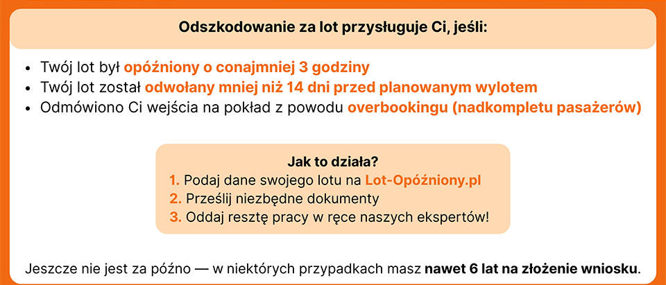 Lot opóźniony - Lot opóźniony lub odwołany? Zgodnie z regulacjami europejskimi możesz mieć prawo do odszkodowania za lot w wysokości do 600 euro