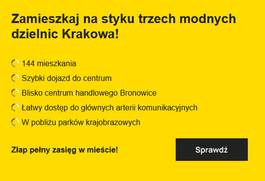 Conrada 27 - Zamieszkaj na styku trzech modnych dzielnic Krakowa - Sprawdź