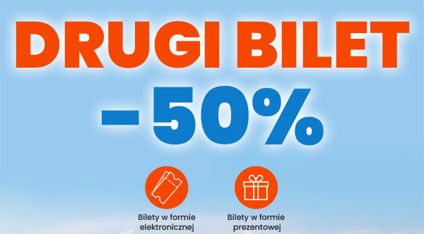 energylandia - Drugi Bilet -50% - Kup teraz