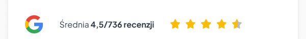 Średnia 4,6/709 recenzji 
