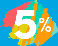 5%