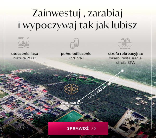 Marshall - Łeba - Apartamenty Wydmove - Apartamenty w Łebie tylko 250 metrów od plaży - Odbierz klucze jeszcze w tym roku - Tylko do końca lipca 50/50 - Sprawdź