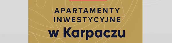 Apartamenty inwestycyjne w Karpaczu