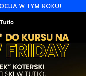 tutlo - Yellow Friday - Michał Misiek Koterski wybrał angielski w Tutlo - 2024 zł żniżki do kursu angielskiego - Sprawdź szczegóły